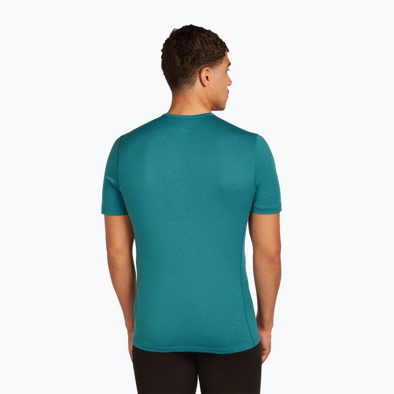 Футболка термічна чоловіча Icebreaker 200 Oasis Crewe topaz 2