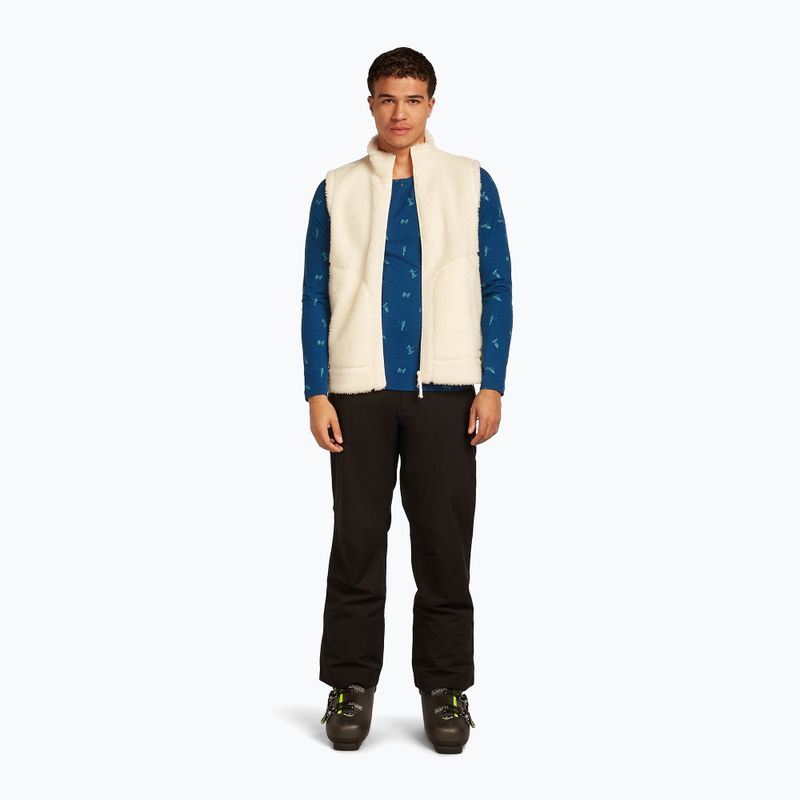 Чоловічий лонгслів Merino 200 Oasis Crewe Snow Day atlantis/topaz/aop термобілизна 5
