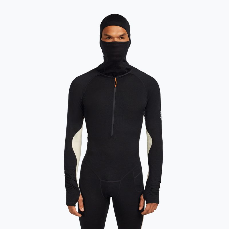 Комбінезон термічний чоловічий icebreaker Merino 200 Oasis+ black/undyed/cb 2