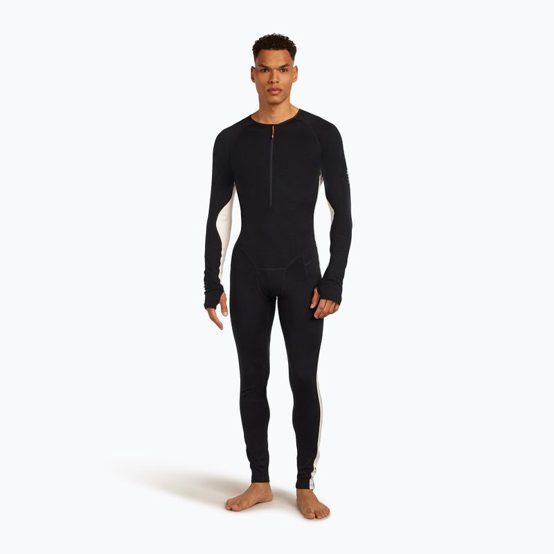 Чоловічий термоактивний комбінезон icebreaker Merino 200 Oasis+ чорний/нефарбований/cb 4