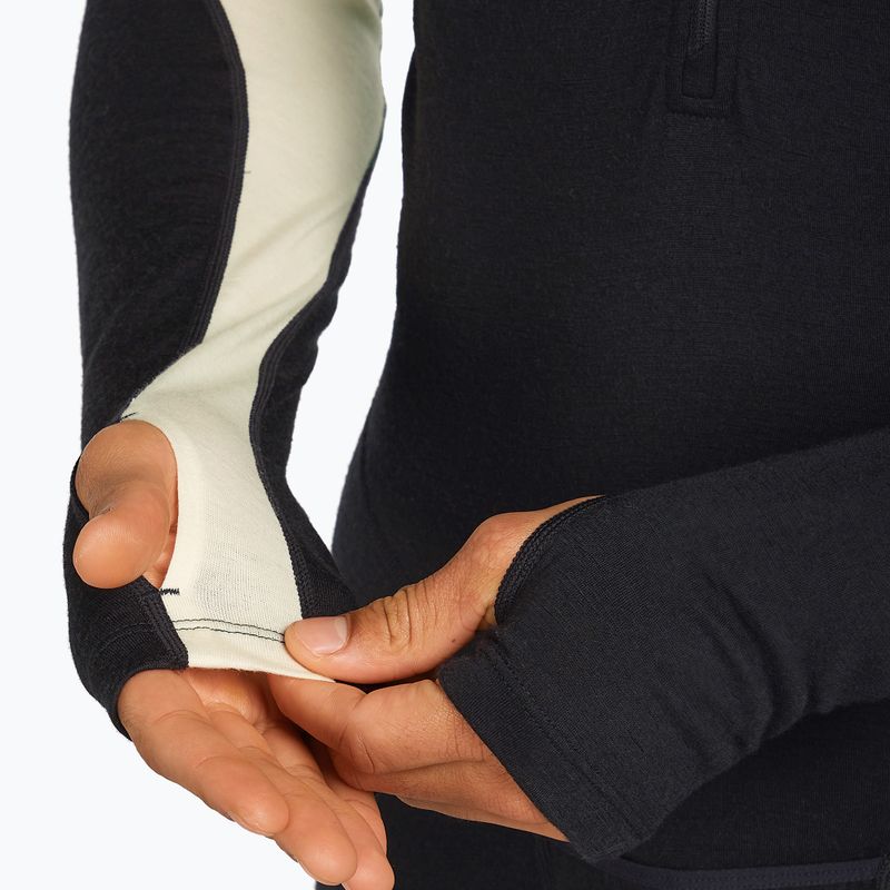Комбінезон термічний чоловічий icebreaker Merino 200 Oasis+ black/undyed/cb 10