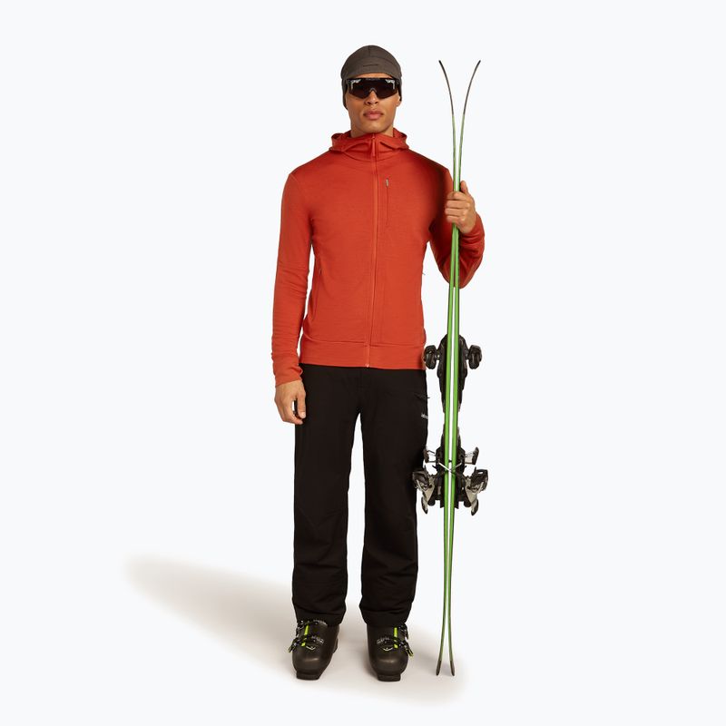 Чоловіча толстовка Merino 260 Quantum IV Zip Hoodie агатовий 4