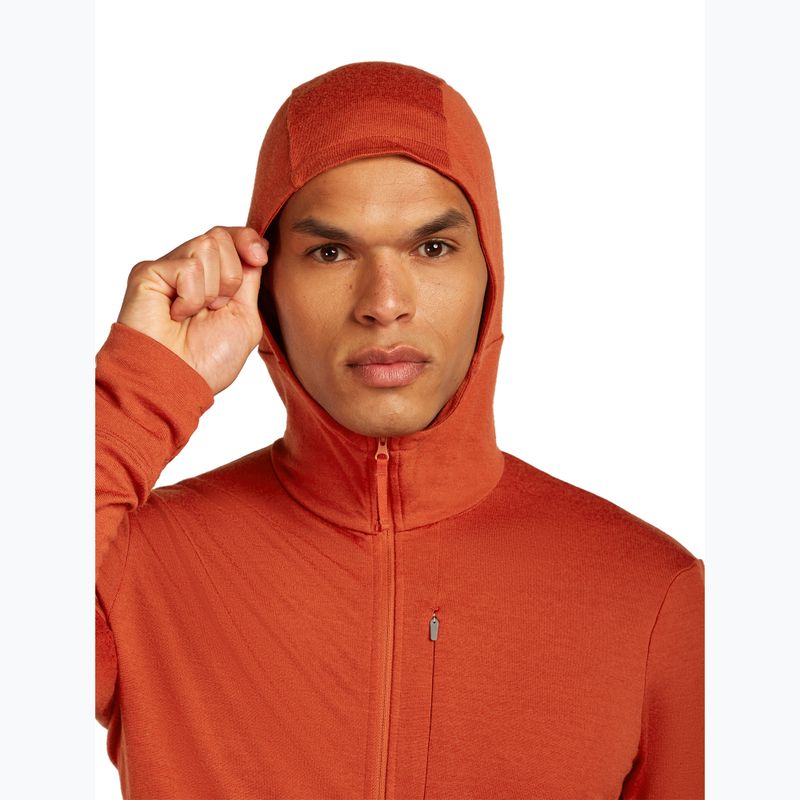 Чоловіча толстовка Merino 260 Quantum IV Zip Hoodie агатовий 5
