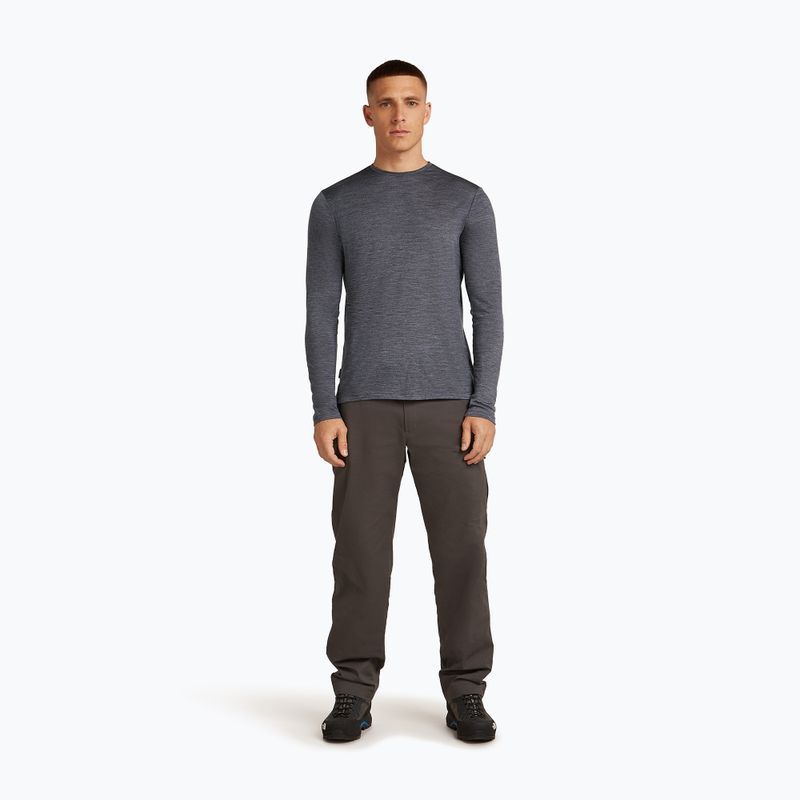 Лонгслів трекінговий чоловічий icebreaker Merino 125 Cool-Lite Sphere III Tee midnight navy heather 2