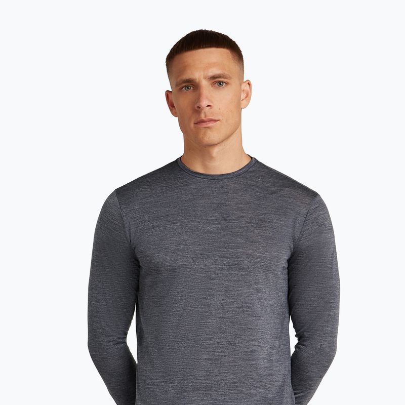 Лонгслів трекінговий чоловічий icebreaker Merino 125 Cool-Lite Sphere III Tee midnight navy heather 5