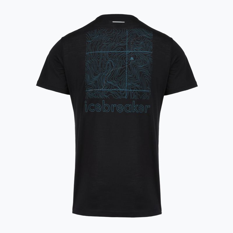 Чоловіча футболка icebreaker Merino Blend 125 Cool-Lite Sphere Trail чорна 2