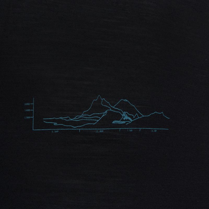 Футболка чоловіча icebreaker Merino Blend 125 Cool-Lite Sphere Trail black 3