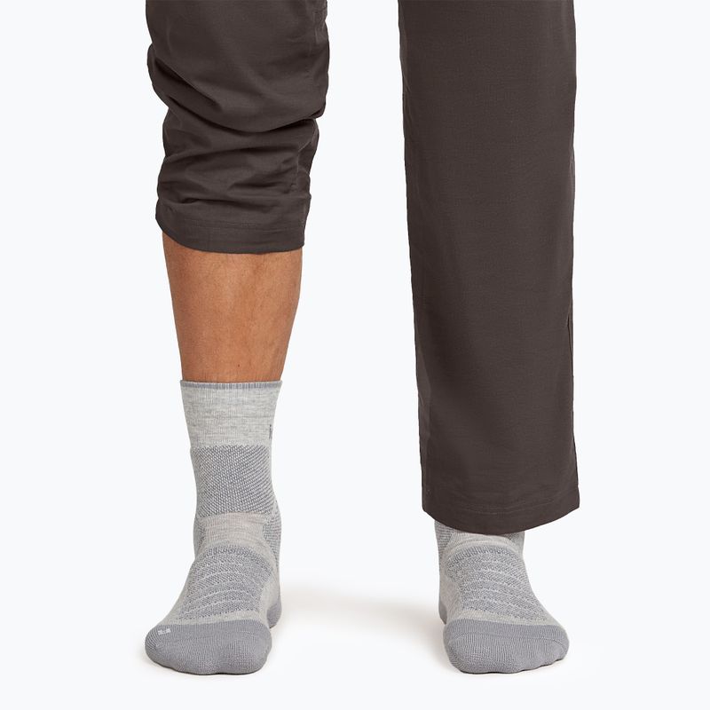 Шкарпетки чоловічі icebreaker Merino Hike+ Heavy Crew blizzard heather/alloy 3