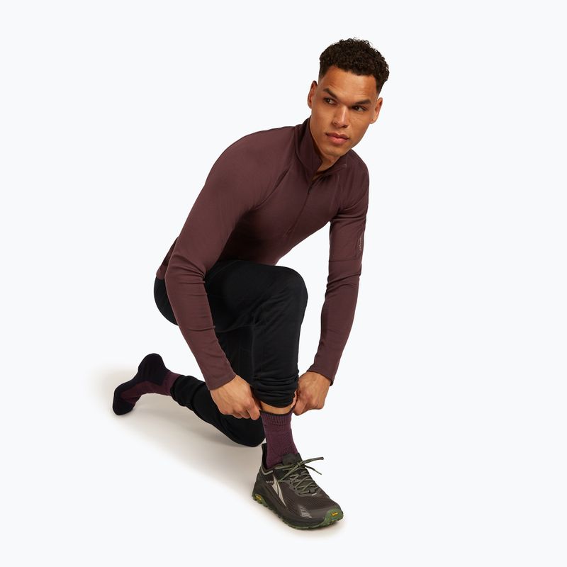 Шкарпетки чоловічі icebreaker Merino Hike+ Heavy Crew java/black 4
