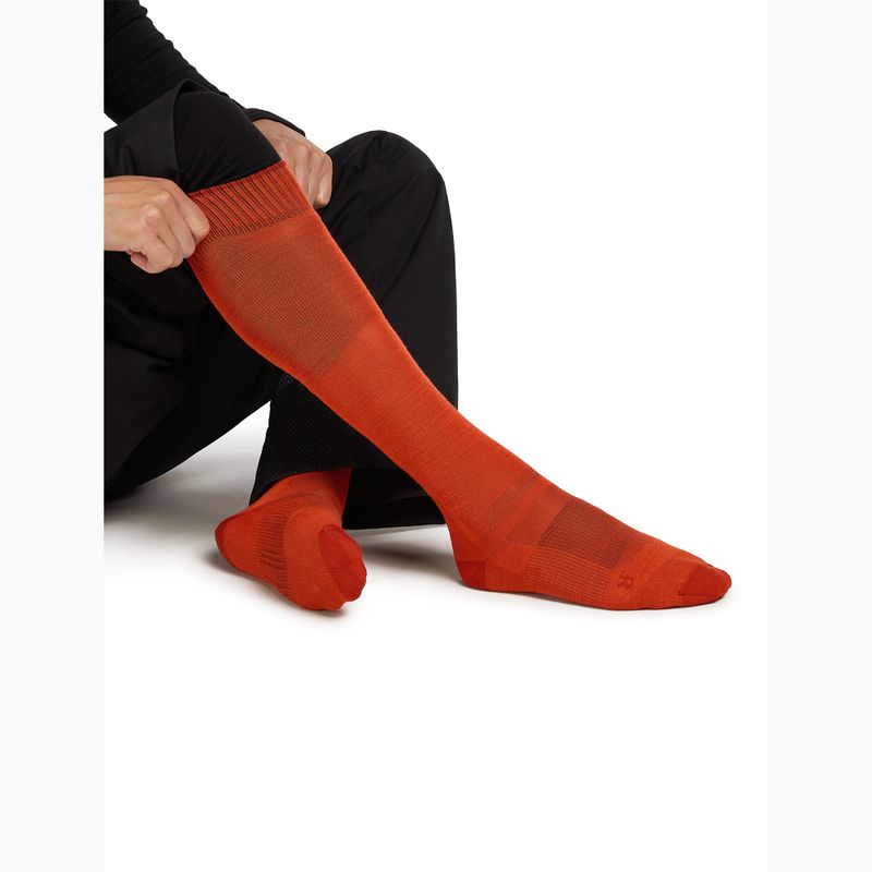 Шкарпетки гірськолижні чоловічі icebreaker Merino Ski+ Ultralight OTC fervid/agate 3