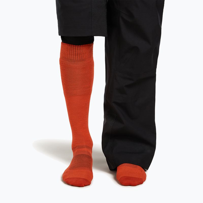 Шкарпетки гірськолижні чоловічі icebreaker Merino Ski+ Ultralight OTC fervid/agate 4