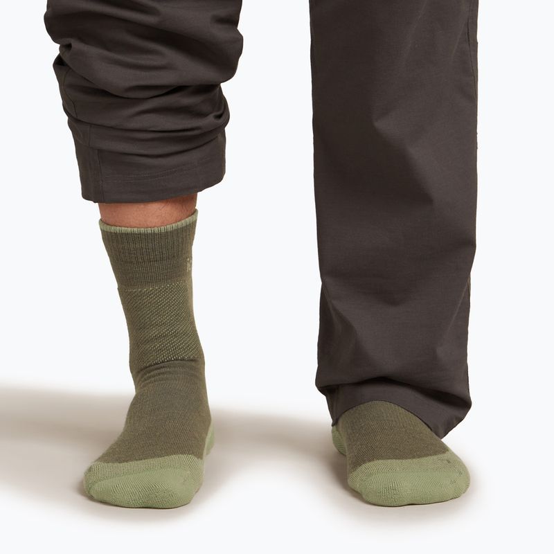 Чоловічі шкарпетки Icebreaker Merino Hike+ Medium Crew лоден/лишайник 4