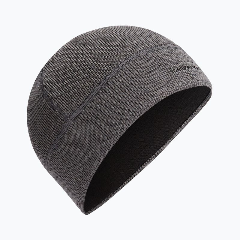 Зимова шапка icebreaker Merino 260 Waffle Reversible Beanie obsidian/black