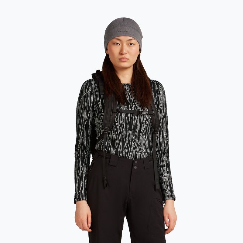Зимова шапка icebreaker Merino 260 Waffle Reversible Beanie obsidian/black 5