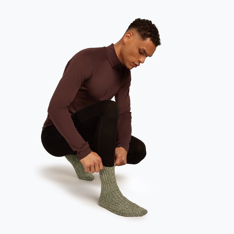 Шкарпетки гірськолижні Icebreaker Merino Ski Lodge Crew loden/lichen/chalk 7