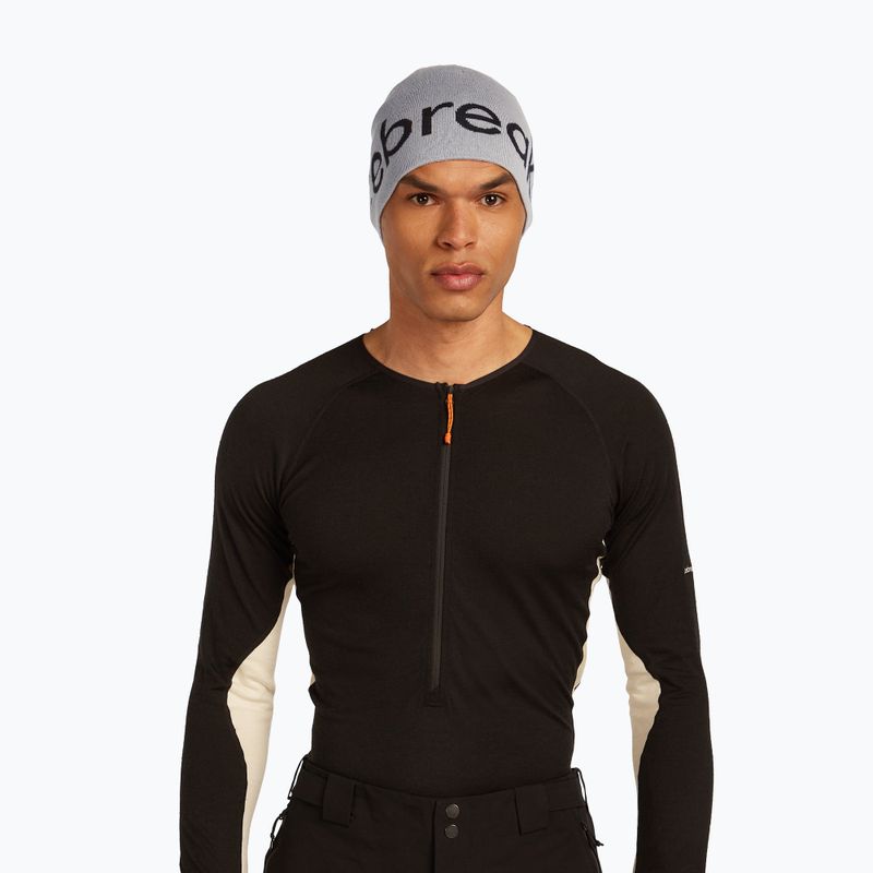 Шапка зимова icebreaker Merino Icebreaker Beanie alloy/black 2