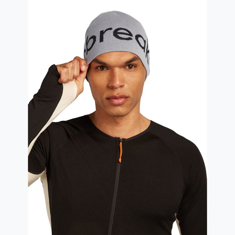 Шапка зимова icebreaker Merino Icebreaker Beanie alloy/black 4