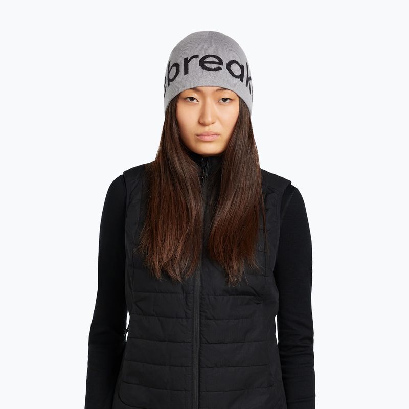 Шапка зимова icebreaker Merino Icebreaker Beanie alloy/black 6