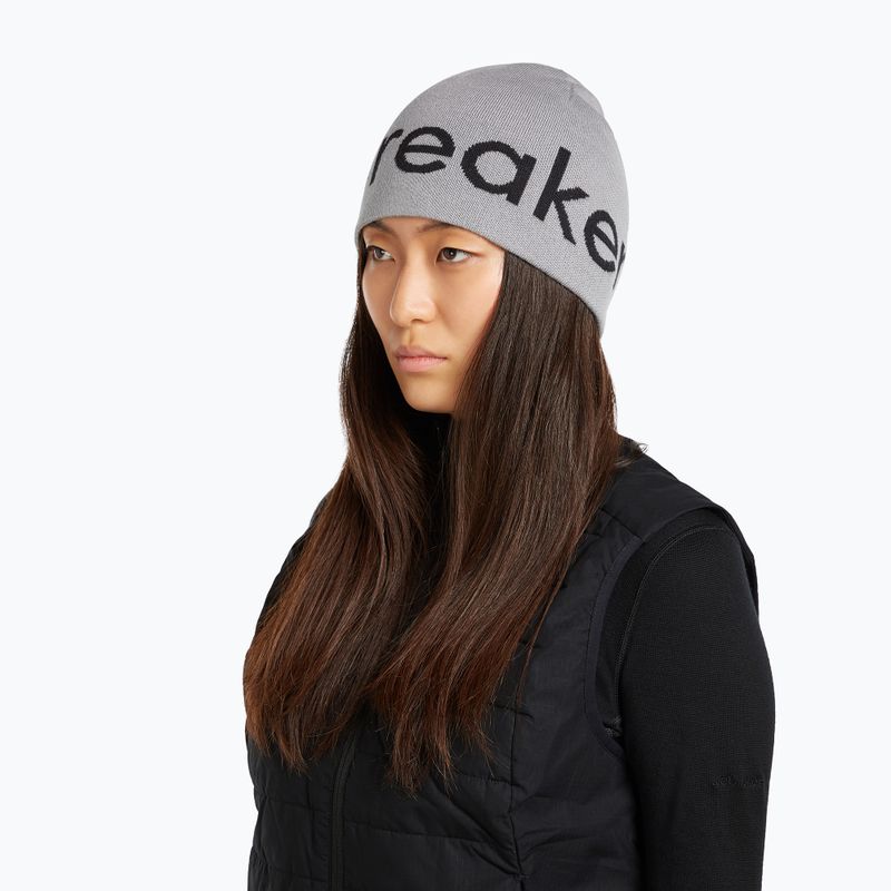 Шапка зимова icebreaker Merino Icebreaker Beanie alloy/black 7