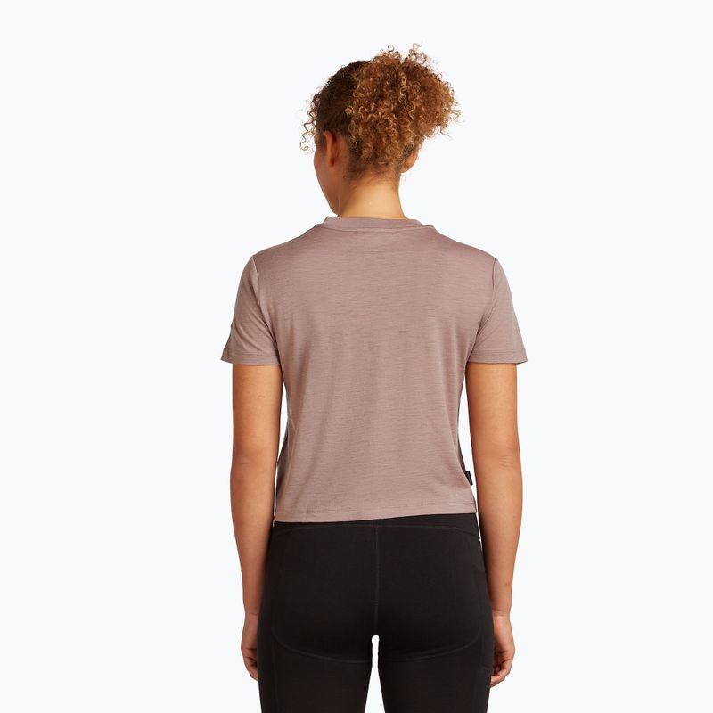 Футболка жіноча icebreaker Merino 150 Tech Lite Crop The Climb summit 3
