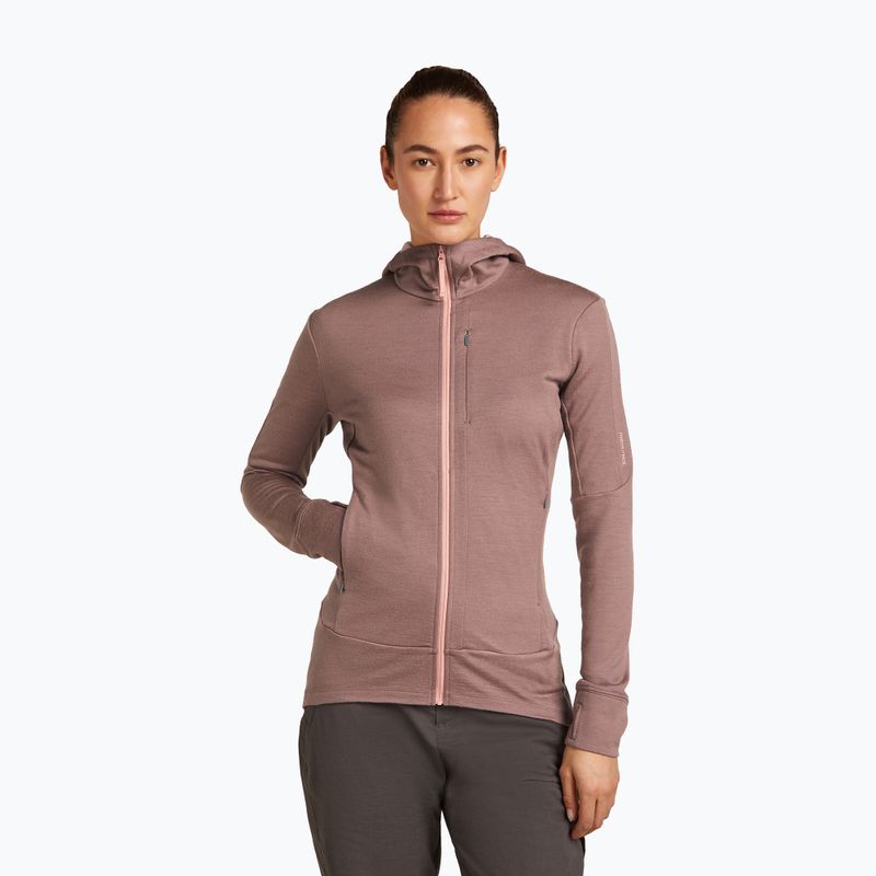 Льодолазка жіноча Merino 260 Quantum IV Zip Hoodie вершина/рум'янець