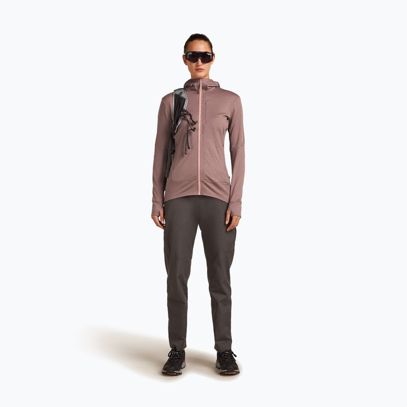 Льодолазка жіноча Merino 260 Quantum IV Zip Hoodie вершина/рум'янець 3