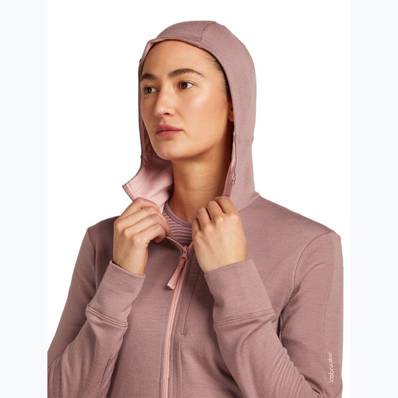 Льодолазка жіноча Merino 260 Quantum IV Zip Hoodie вершина/рум'янець 5