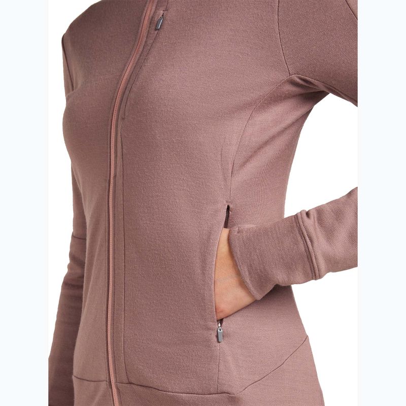 Кофта жіноча icebreaker Merino 260 Quantum IV Zip Hoodie summit/blush 9