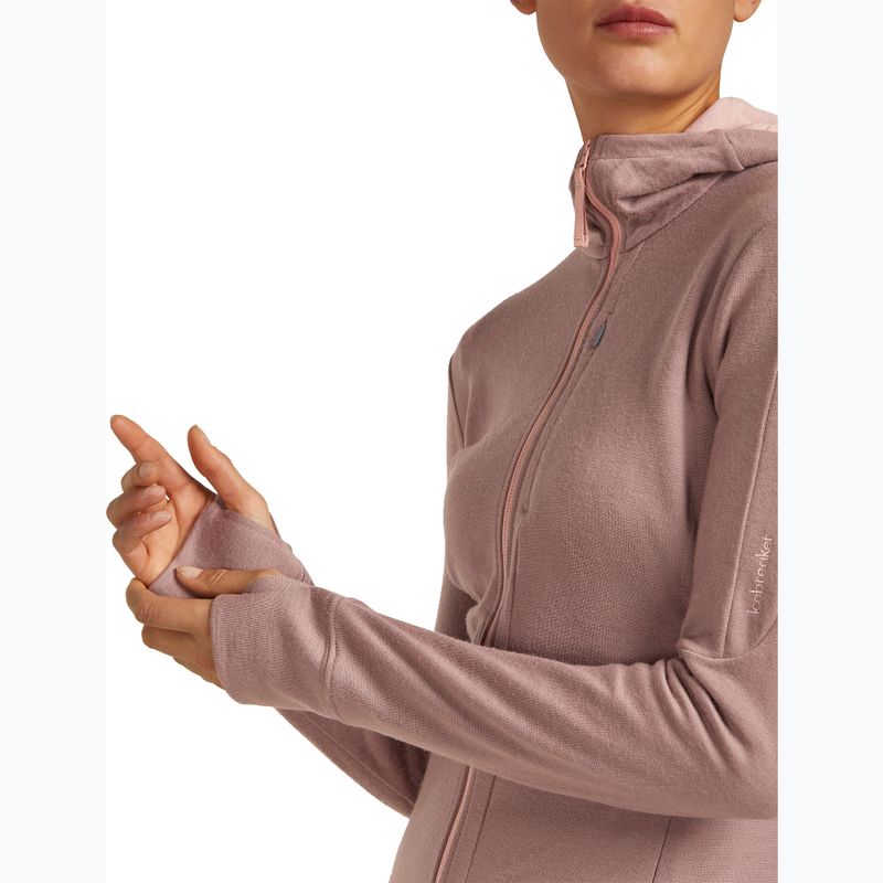 Льодолазка жіноча Merino 260 Quantum IV Zip Hoodie вершина/рум'янець 10