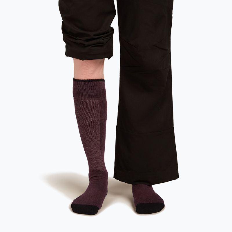 Шкарпетки гірськолижні жіночі Icebreaker Merino Ski+ Light OTC java/black/summit 3