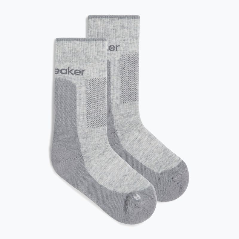 Шкарпетки жіночі icebreaker Merino Hike+ Medium Crew blizzard heather/alloy 2