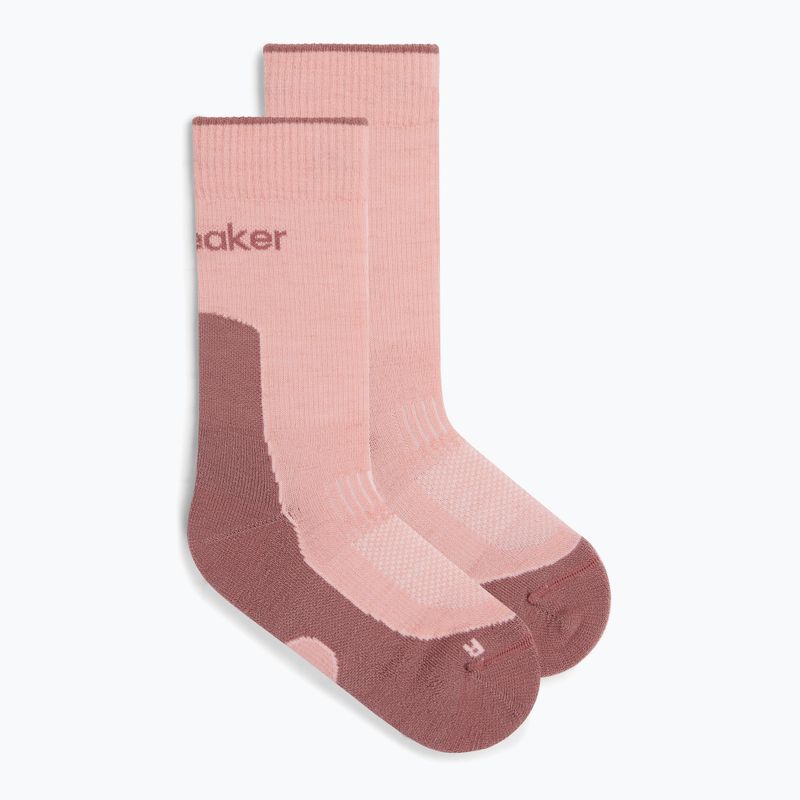 Шкарпетки жіночі icebreaker Merino Hike+ Light Crew blush/summit 2