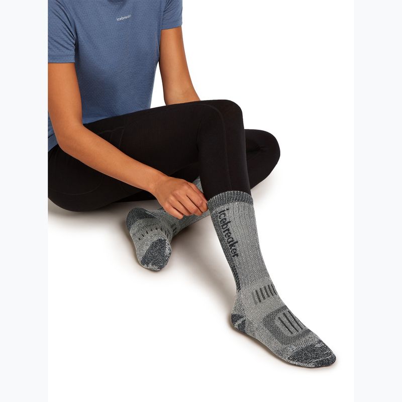 Шкарпетки жіночі Icebreaker Merino Hike+ Mountaineer Mid Calf jet heather/black 4