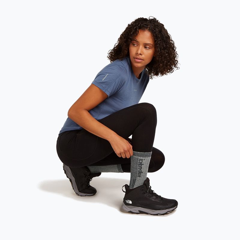 Шкарпетки жіночі Icebreaker Merino Hike+ Mountaineer Mid Calf jet heather/black 5