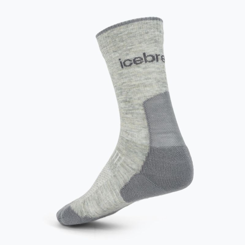 Шкарпетки жіночі icebreaker Merino Hike+ Light Crew 2 пари blizzar hthr/alloy 2