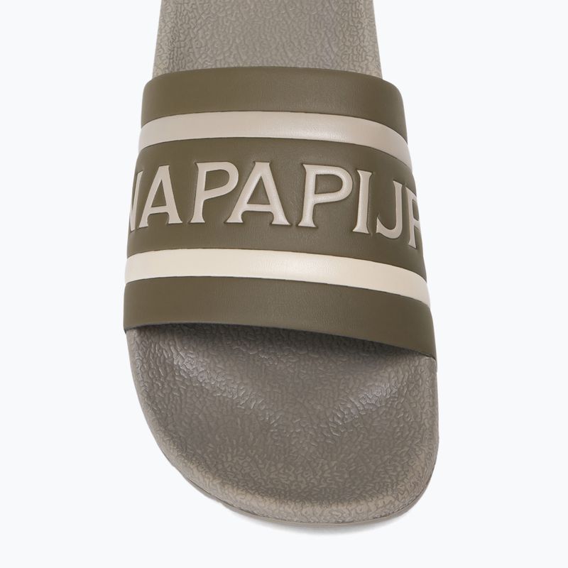 Шльопанці чоловічі Napapijri NP0A4IQV dark olive 2 7
