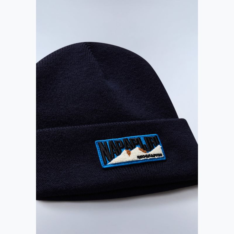 Шапка зимова чоловіча Napapijri F-Montepiana blu marine 3
