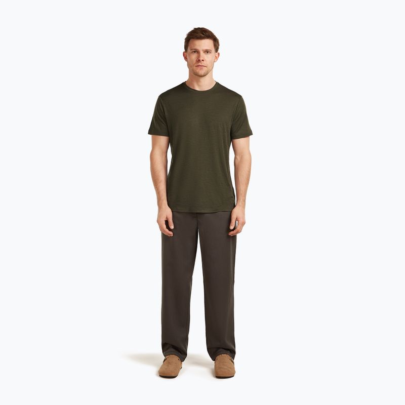 Футболка трекінгова чоловіча icebreaker Merino 150 Tech Lite III dark loden 2