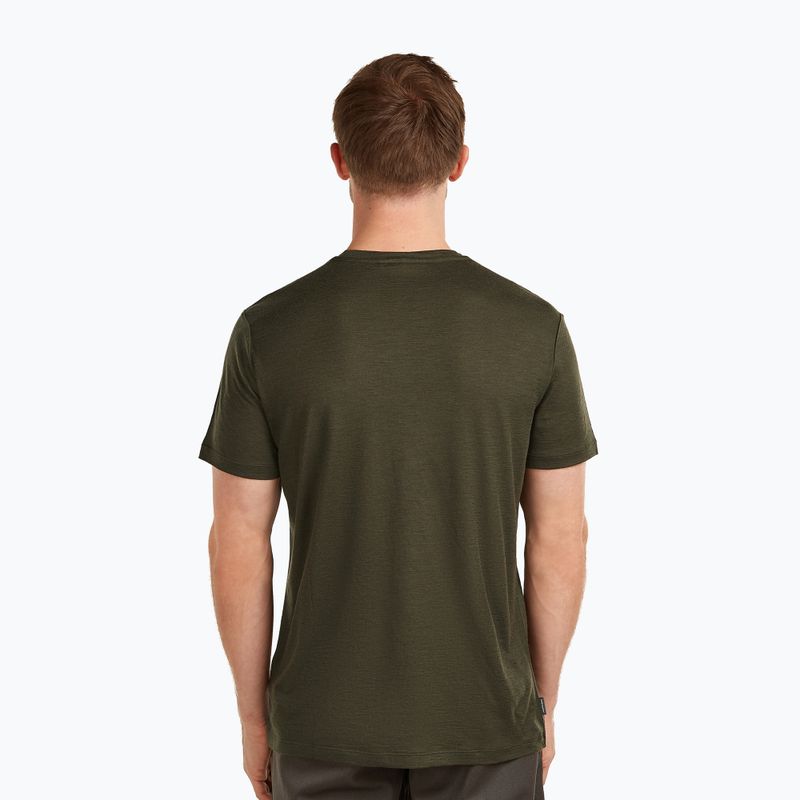 Футболка трекінгова чоловіча icebreaker Merino 150 Tech Lite III dark loden 3