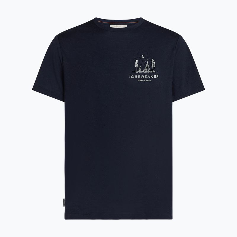 Футболка чоловіча icebreaker Merino 150 Tech Lite Peaceful Pass Tee midnight navy 7