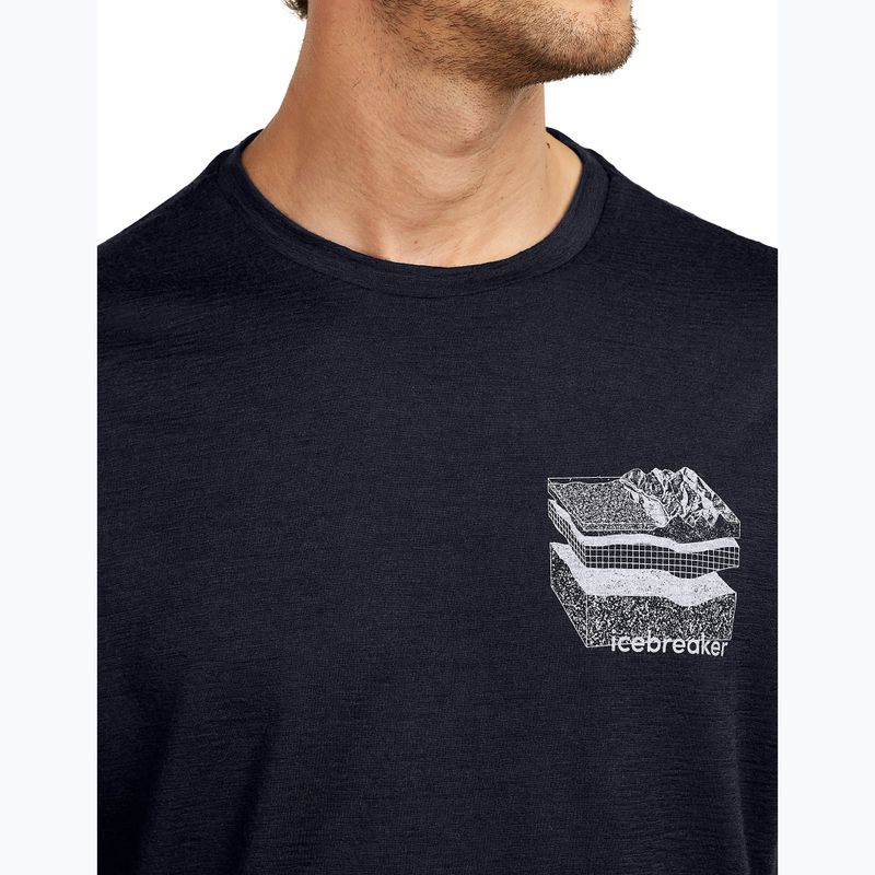 Футболка чоловіча icebreaker Merino 150 Tech Lite Evolving Lay Tee midnight navy 5