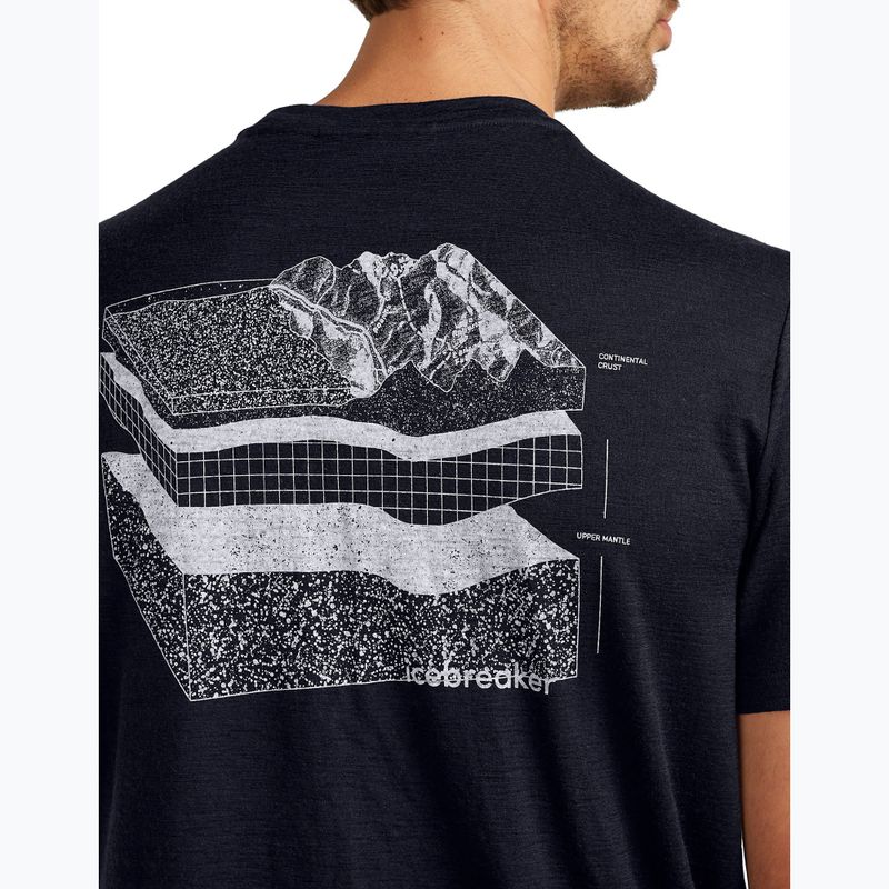Футболка чоловіча icebreaker Merino 150 Tech Lite Evolving Lay Tee midnight navy 6