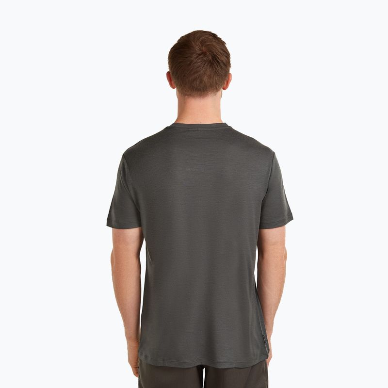 Футболка чоловіча icebreaker Merino 150 Tech Lite The Peaks obsigian 3