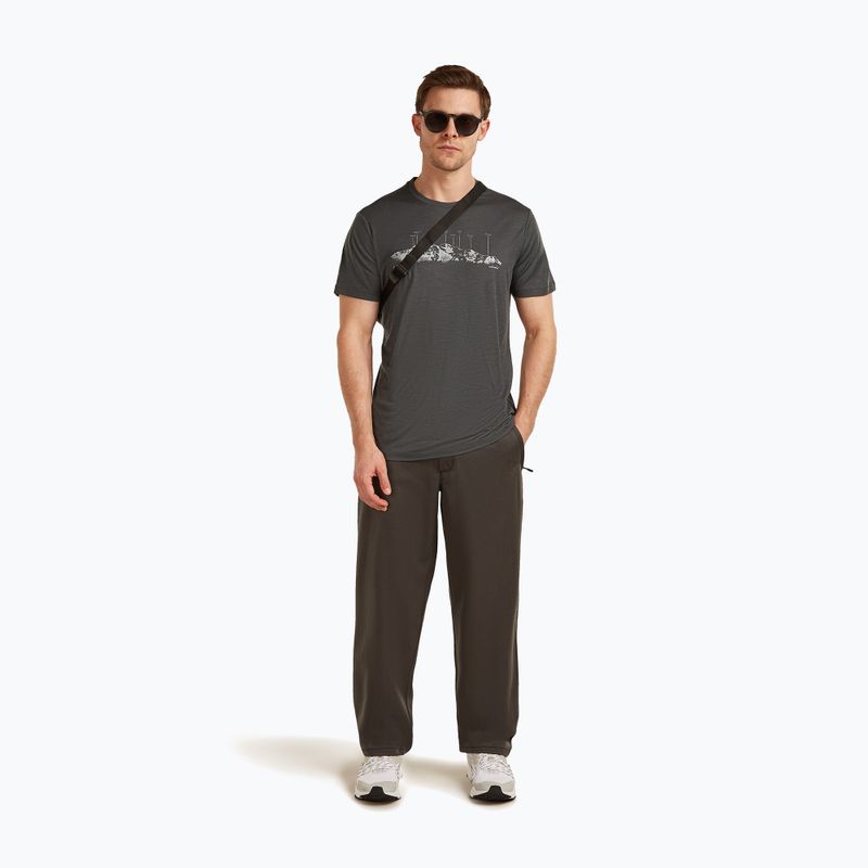 Футболка чоловіча icebreaker Merino 150 Tech Lite The Peaks obsigian 4