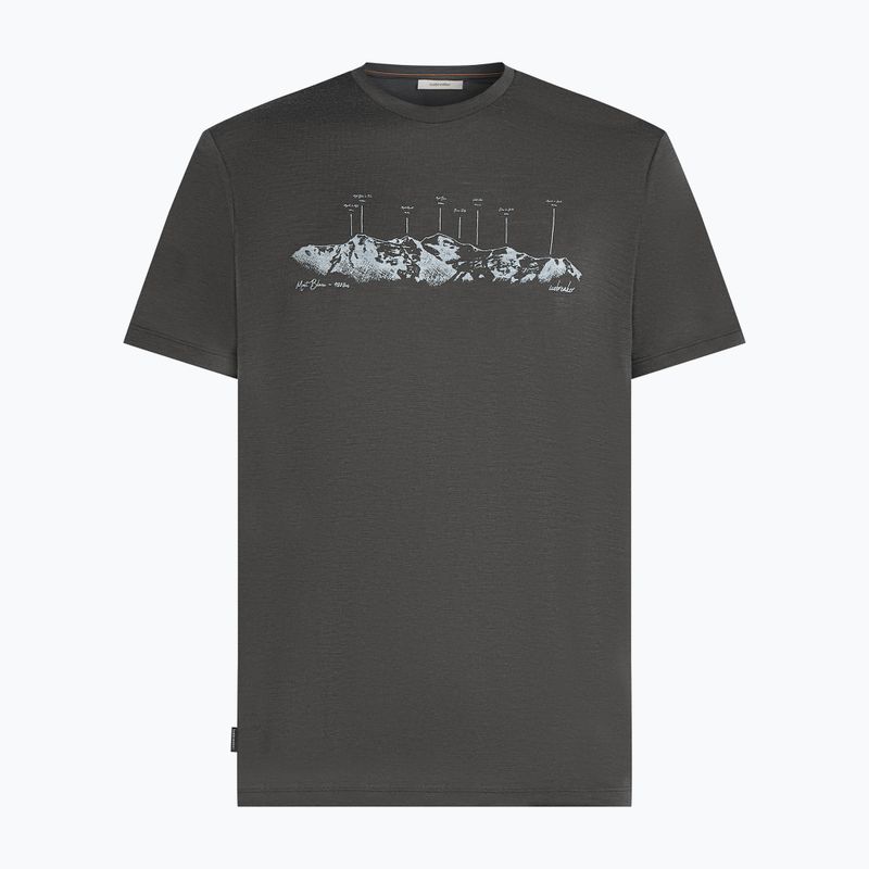 Футболка чоловіча icebreaker Merino 150 Tech Lite The Peaks obsigian 7