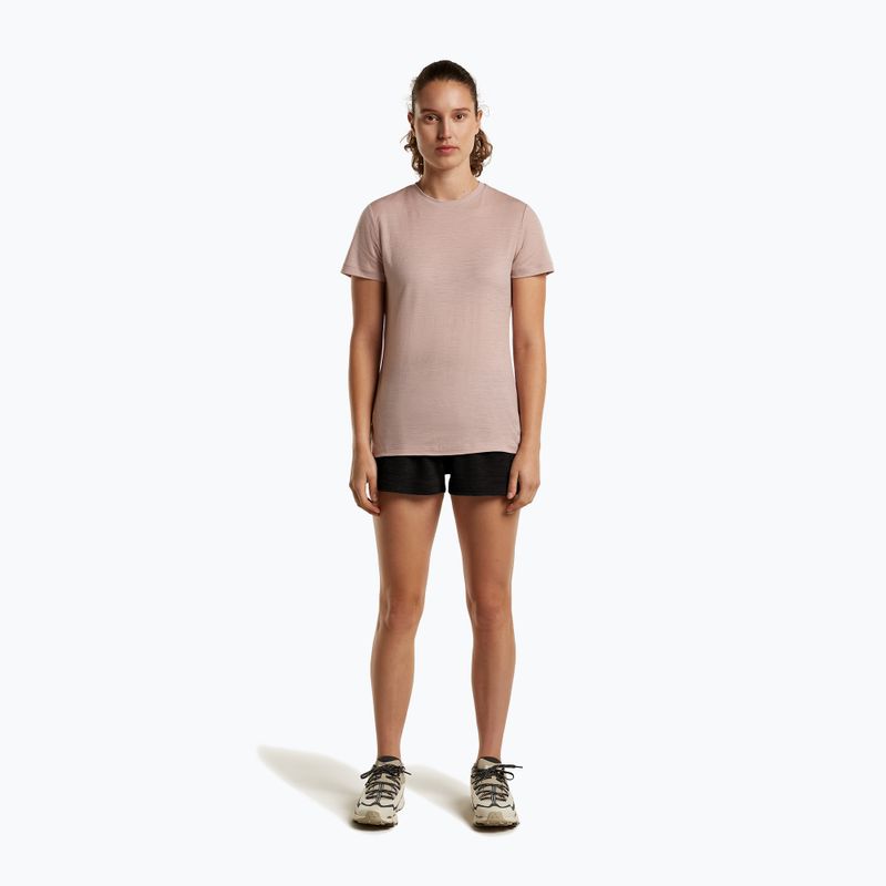 Футболка трекінгова жіноча icebreaker Merino 150 Tech Lite III Tee pink quartz 2