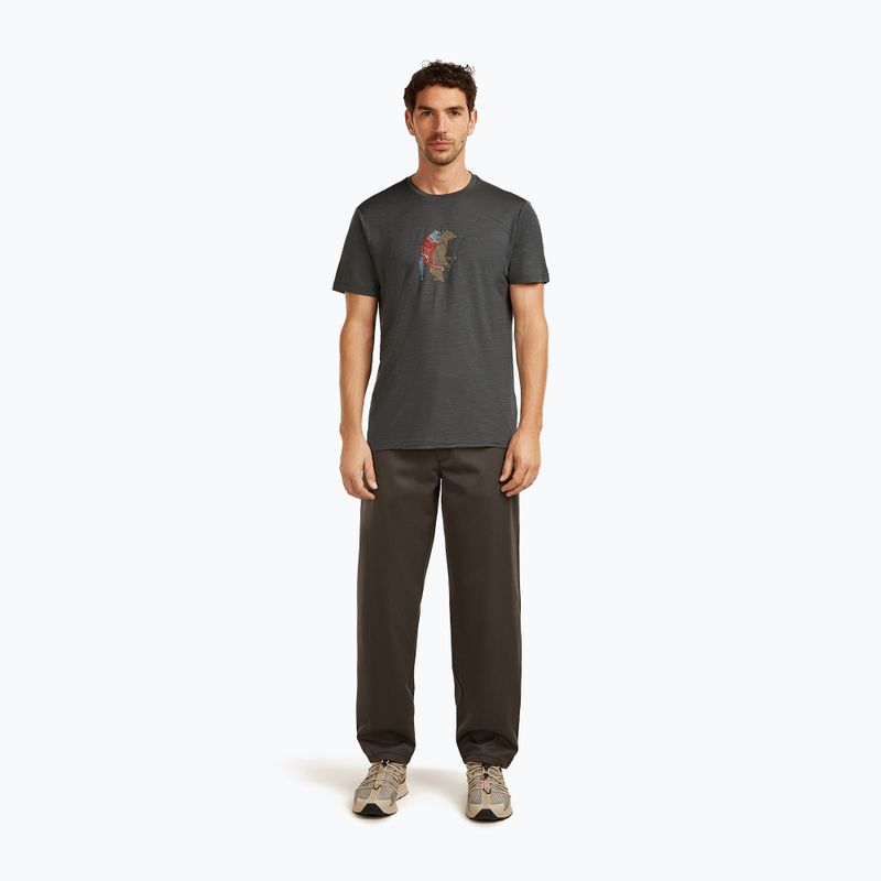 Футболка чоловіча icebreaker Merino 150 Tech Lite Bear Catch Tee obsidian 2