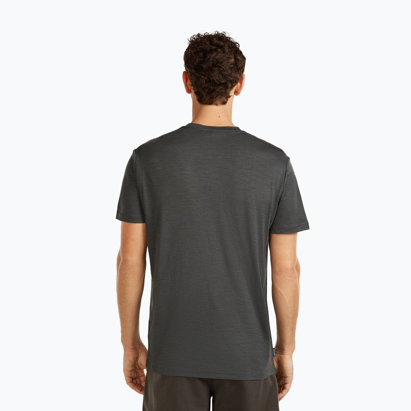Футболка чоловіча icebreaker Merino 150 Tech Lite Bear Catch Tee obsidian 3