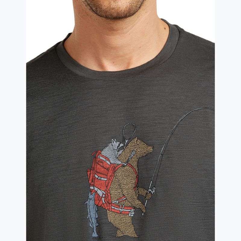 Футболка чоловіча icebreaker Merino 150 Tech Lite Bear Catch Tee obsidian 5