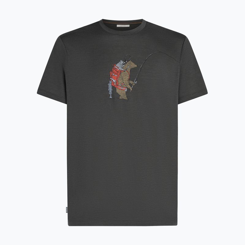 Футболка чоловіча icebreaker Merino 150 Tech Lite Bear Catch Tee obsidian 7